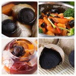 Mizzuco Black Garlic, 325G Organic WHOLE Black Garlic Natural Fermented for 90 days Healthy Snack Ready to Eat or Sauce